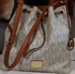 Michael kors drawstring tote